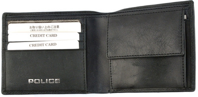 POLICE   財布　二つ折り　EDGE　ブラック【PA-58000-10】