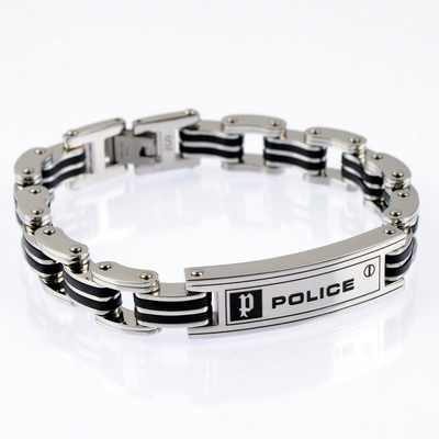 マグネットトップ新品 POLICE ポリス ブレスレット GB0034701 バットマン