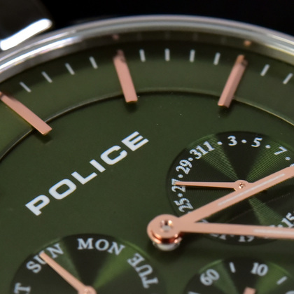 POLICE_WATCH _courtesy_006POLICE(ポリス)時計 COURTESYコーテシー オリーブ/ローズゴールド【14701JS-53M】