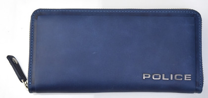 police-wallet_edge-58002-50_0POLICE　長財布　EDGE　ファスナー付 ネイビー【PA-58002-50】