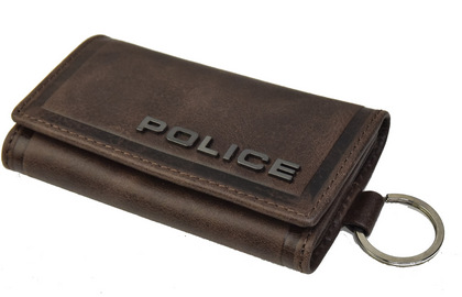 police-wallet_edge-58003-29_03POLICE(ポリス)EDGE キーケース ダークブラウン【PA-58003-29】