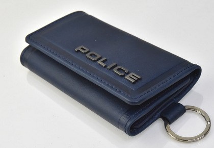 police-wallet_edge-58003-50_0POLICE(ポリス)EDGE キーケース 　ネイビー【PA-58003-50】