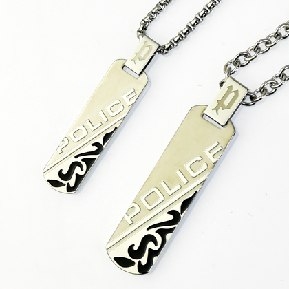 police_necklace_duality_pair_POLICE(ポリス) DUALITY ペアネックレス【24645PSB01＆25989PSS01】
