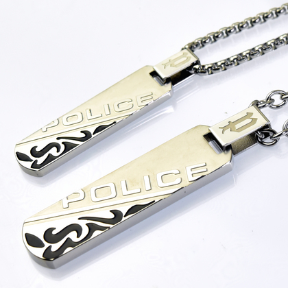 police_necklace_duality_pair_01POLICE(ポリス) DUALITY ペアネックレス【24645PSB01＆25989PSS01】