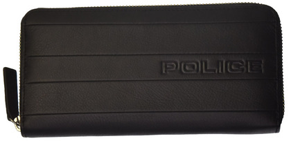 POLICE　長財布　BICOLORE　ファスナー ブラック【PA-59903-10】police-wallet_bicolore _3 (8).JPG