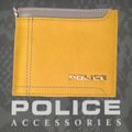 POLICE　メンズ　二つ折り財布　AXIS  イエロー【PA-58300-80】