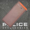 POLICE　長財布  AXIS  チョコ【PA-58301-29】