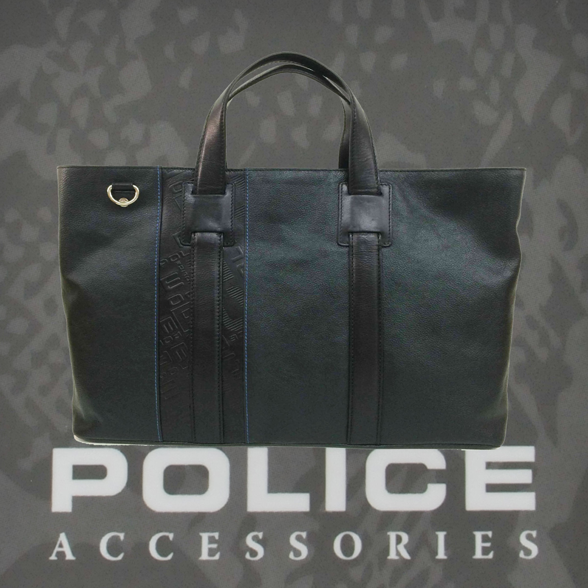 POLICE(ポリス)ビジネスバッグ  MONOGRAM ブラック【PA-61001-10】