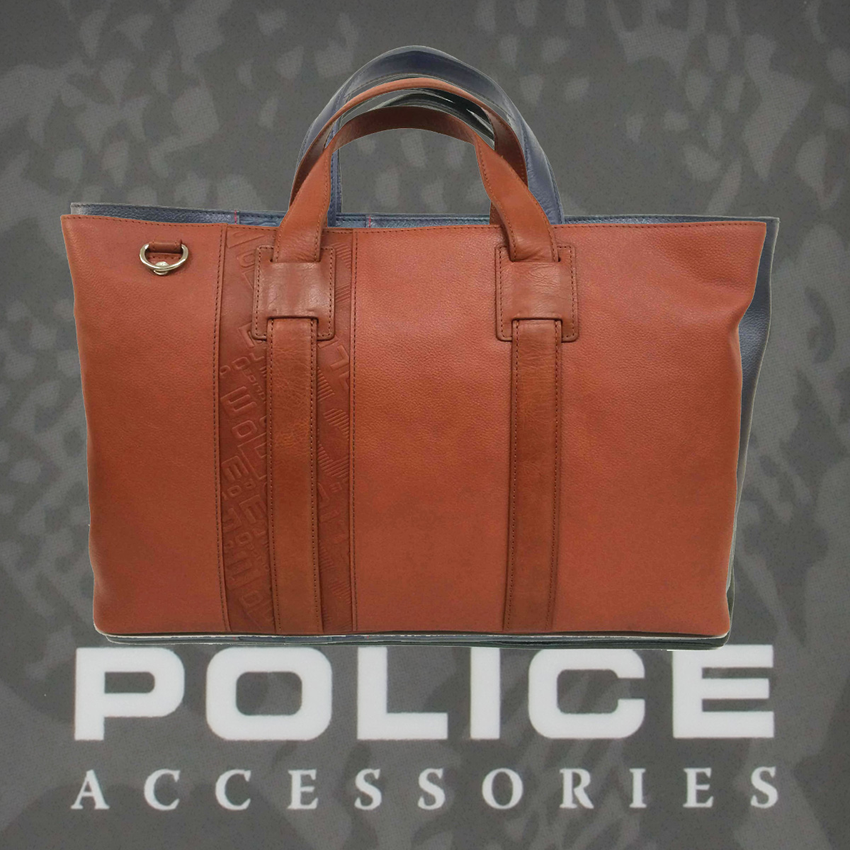 POLICE(ポリス)ビジネスバッグ  MONOGRAM ブラウン【PA-61001-25】