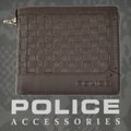 ポリス　財布　二つ折り  MESH  ブラウン【PA-57001-29】
