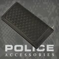 財布　メンズ　ポリス　MESH  長財布　ブラック【PA-57002-10】
