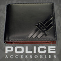 POLICE(ポリス)AXELⅢ 二つ折り財布 ブラック【PA-56701-10】