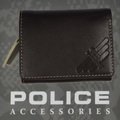 POLICE(ポリス)AXELⅢ 三つ折り財布 ブラウン【PA-56704-29】
