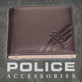 POLICE(ポリス)AXELⅢ 二つ折り財布 ブラウン【PA-56701-29】