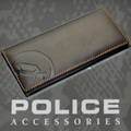 POLICE　財布　長財布　BASICⅡ  ダークブラウン【PA-55603-29】