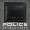 POLICE　メンズ　二つ折り財布　COLORS  ブラック【PA-58400-10】