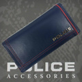 財布　メンズ　ポリス　COLORS  長財布　ブルー【PA-58401-50】