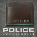 POLICE   財布　二つ折り　COLORS  チョコ【PA-58400-29】