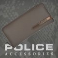 ポリス　長財布　METALLIC　ファスナー　グレイ【PA-56902-60】