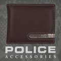 POLICE   財布　二つ折り　METALLIC　ブラウン【PA-56900-29】