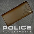 POLICE　長財布　WINGTIP　グリーン【PA-56802-35】