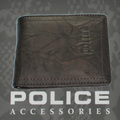 POLICE(ポリス)WRINKLE 二つ折り財布 ブラウン【PA-56602-29】