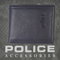 POLICE(ポリス)WRINKLE 二つ折り財布 ネイビー【PA-56602-50】