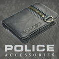 POLICE   財布　二つ折り　ZIP　ネイビー【PA-51021-50】