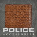 POLICE   財布　二つ折り　WING ブラウン【PA-58800-29】