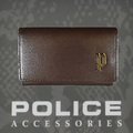 POLICE  メンズ  SEMPLICE カード入れ ブラウン【PA-59000-29】