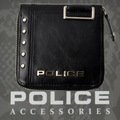 POLICE　メンズ　二つ折り財布　Avoid Ⅱ  ブラック【PA-58601-10】